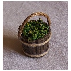 Secchio con uva bianca 032