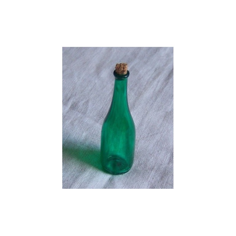 Bottiglia vetro verde 037