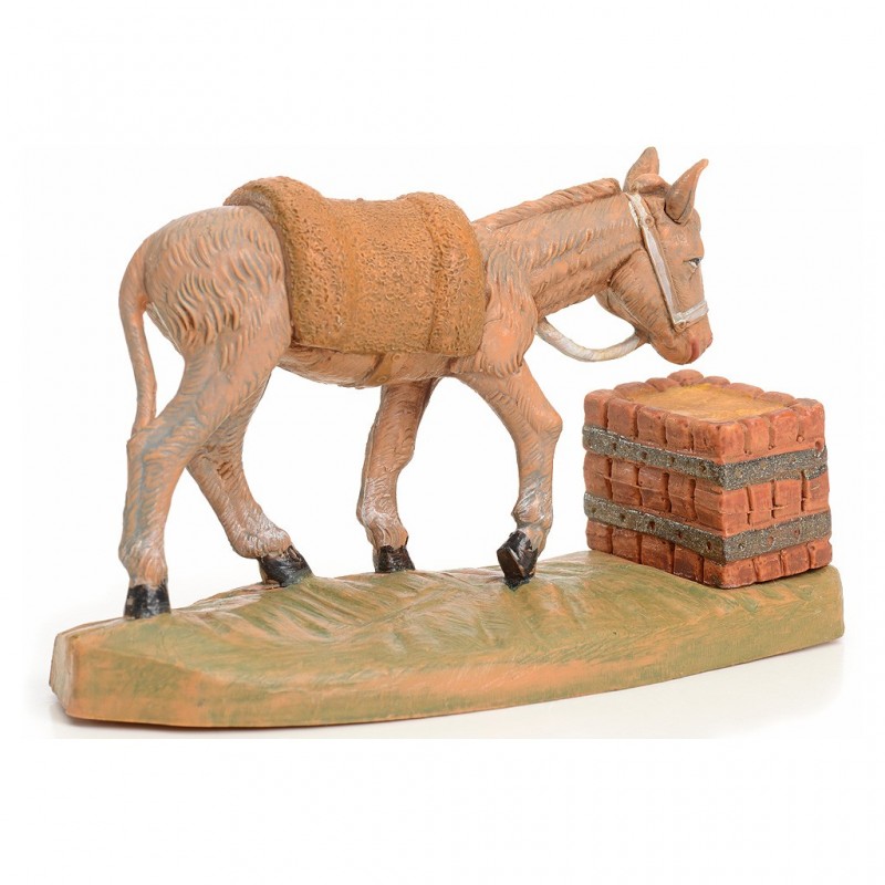 Asino con mangiatoia