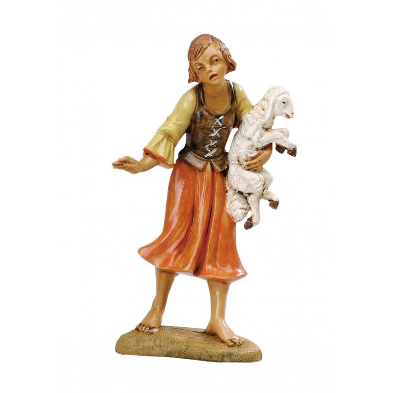  Donna con pecorella in braccio