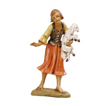  Donna con pecorella in braccio