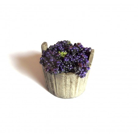 Tinozza con uva rossa 026