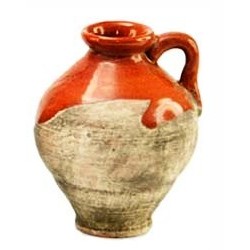 Anfora antica e smaltata 030