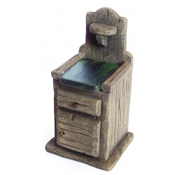 Comodino antico con mensolina 053