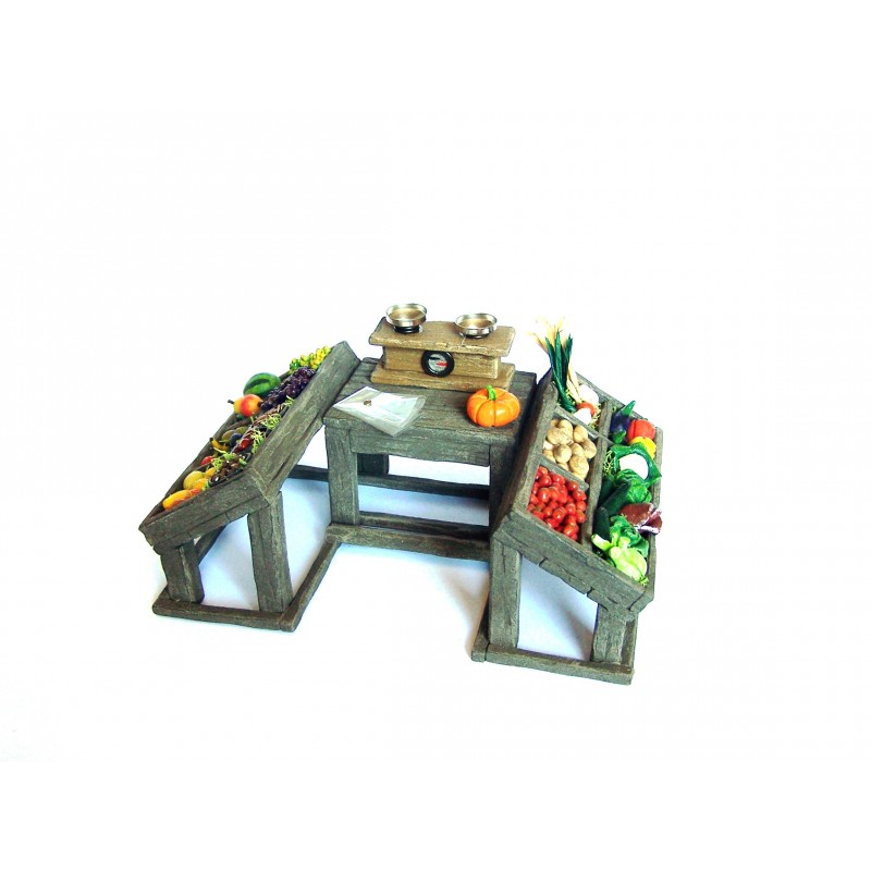 Bancarella vendita frutta e verdura per presepe 086