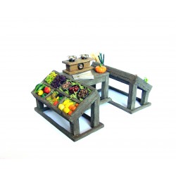 Bancarella vendita frutta e verdura per presepe 086