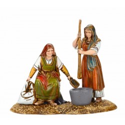 Gruppo donne con pestello