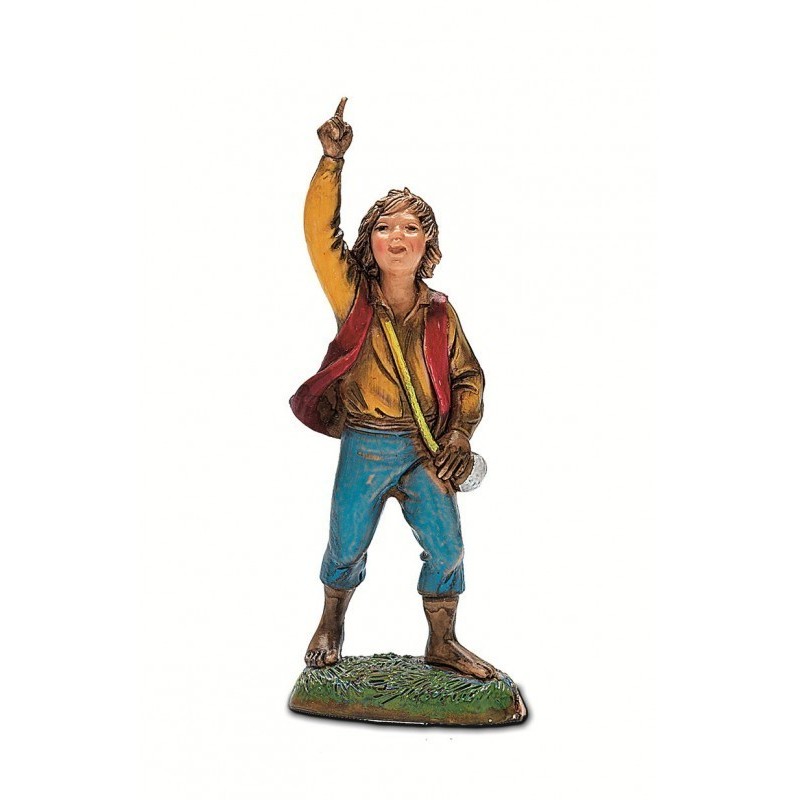 Bimbo con dito in alto