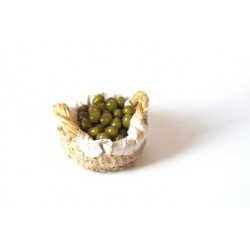 Cesta con olive verdi 036