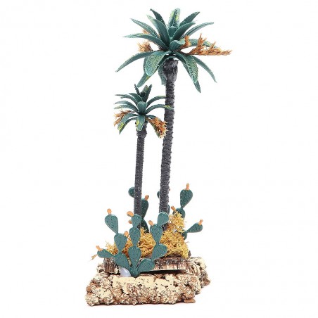 Palma doppia con cactus 021