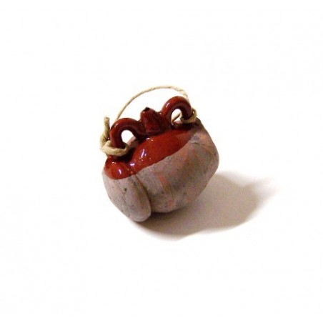 Anfora smaltata con cordino 053