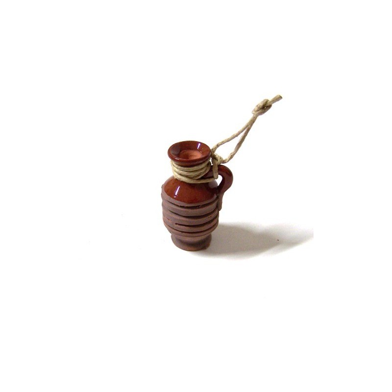 Anfora smaltata con cordino 056