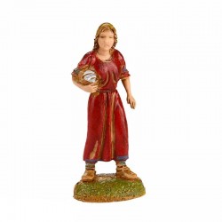 Donna con cesto in mano