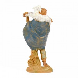 Ragazzo con pecora in spalla