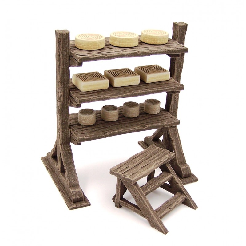 Scaffale con formaggi 04