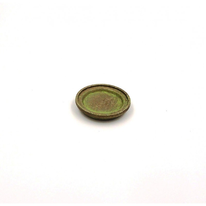 Piatto piano color bronzo 095