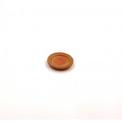 Piatto piano color rame 096