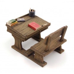 Banco scuola antico 127