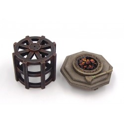 Braciere con asciuga panni 127