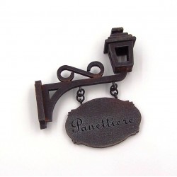 Lampione a muro con tabella 022