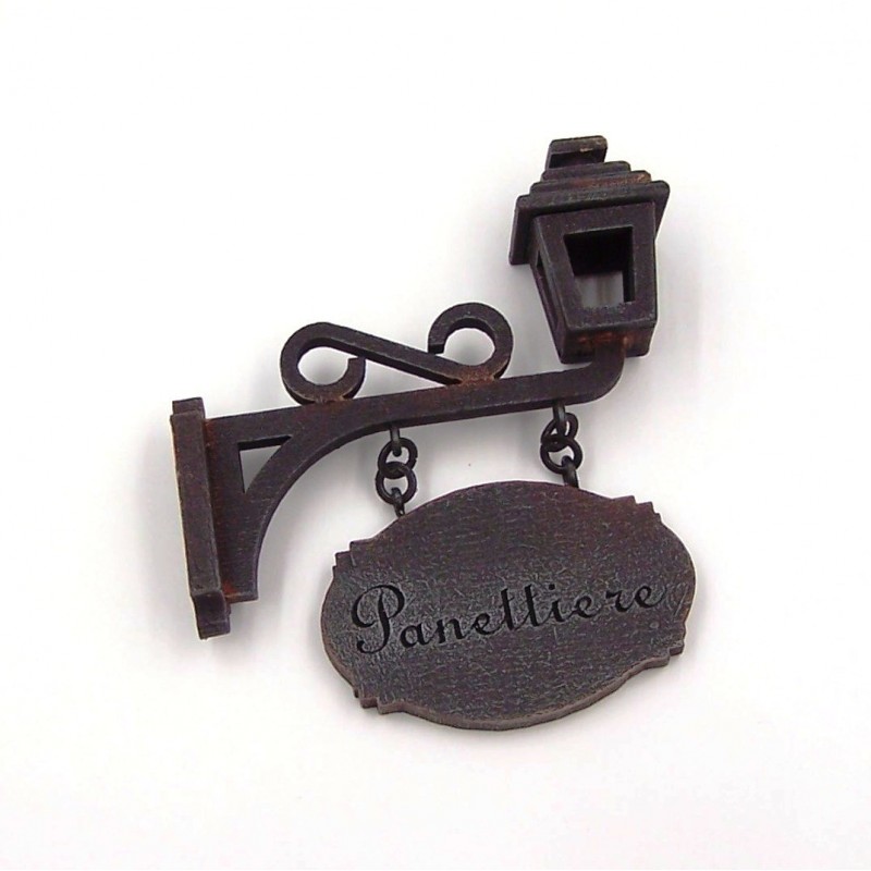 Lampione a muro con tabella 022