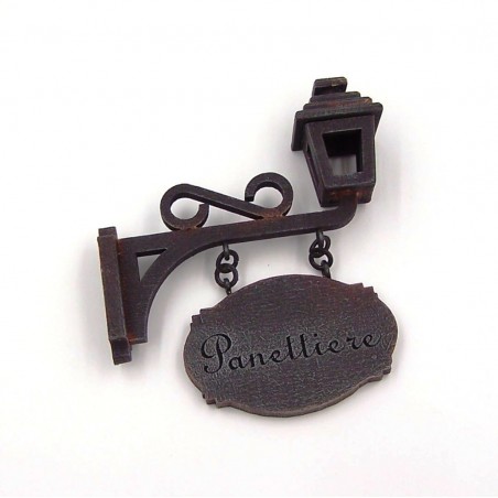 Lampione a muro con tabella 022