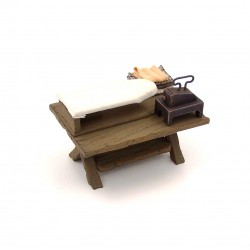 Tavolino con asse da stiro 122