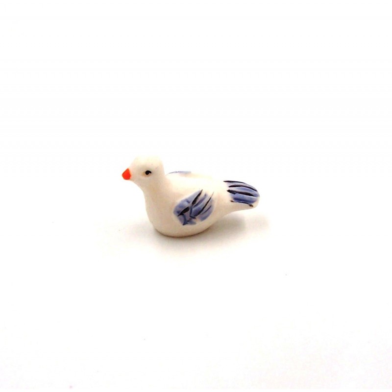 Colomba bianca con coda colorata chiusa 059