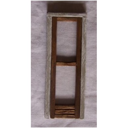 Balcone un'anta con cornice 011