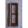 Balcone un'anta vetro rotto con cornice 012