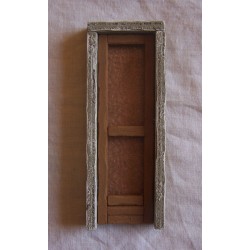 Balcone un'anta vetro soffuso con cornice 014