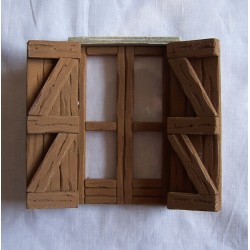 Finestra a balcone con sportelli 040