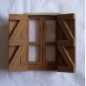 Finestra a balcone con sportelli 040