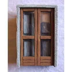 Finestra a balcone con sportelli interni 049