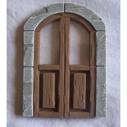 Finestra a balcone arrotondato cornice 087