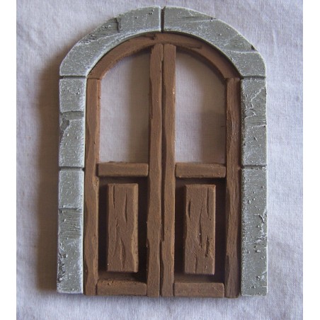 Finestra a balcone arrotondato cornice 087