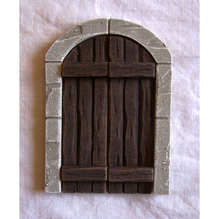 Sportelli arrotondati chiusi con cornice 096