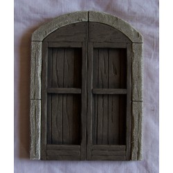 Sportelli arrotondati chiusi con cornice 098