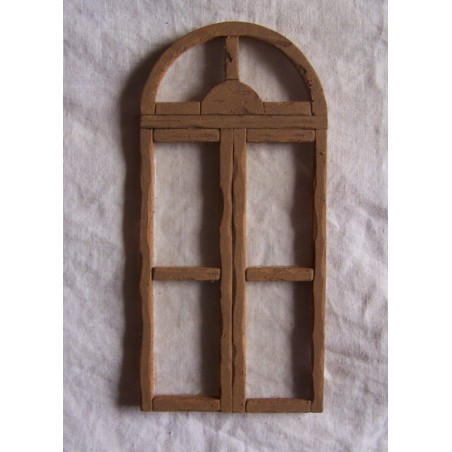 Finestra a balcone due ante arrotondato 104