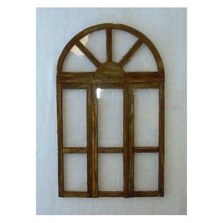 Finestra a balcone tre ante arrotondato 105